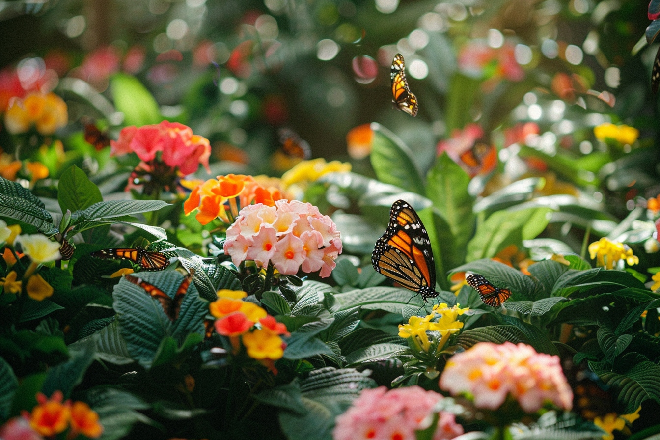 conception du jardin de papillons