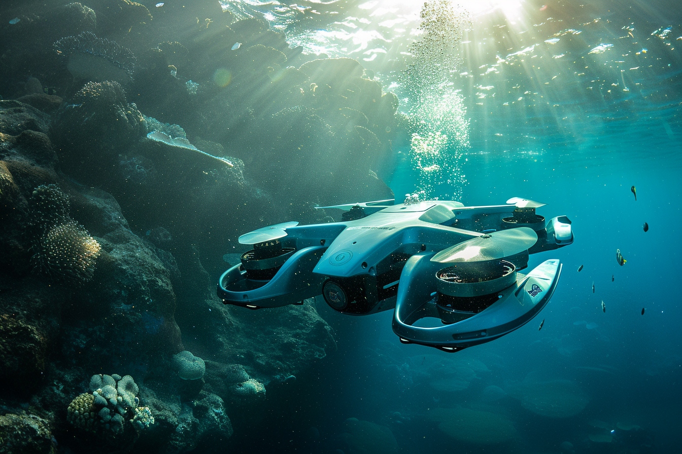 Préparation et déploiement d’un drone sous-marin
